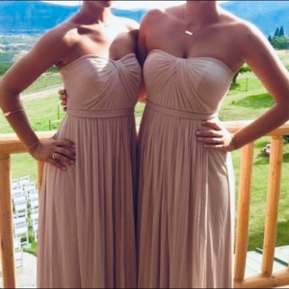 Versa Mesh Convertible Bridesmaid Dress in “Petal” - Picture 3 of 5